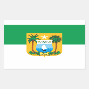 Flag of Rio Grande do Norte Brazil Rectangular Sticker