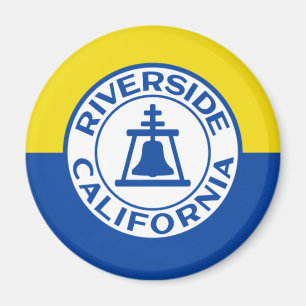 Flag of Riverside, California Magnet