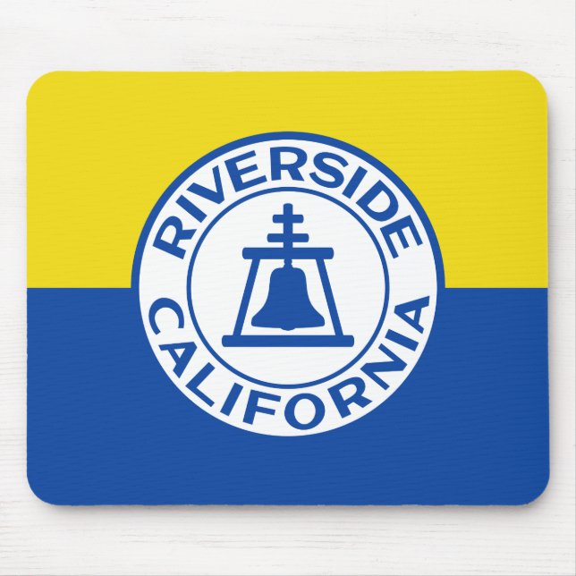 Flag of Riverside, California Mouse Mat (Front)