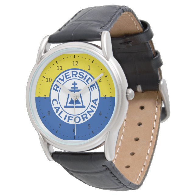 Flag of Riverside, California Watch (Angled)
