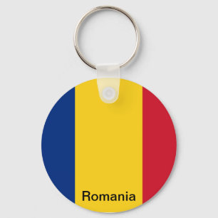 Flag of Romania Key Ring