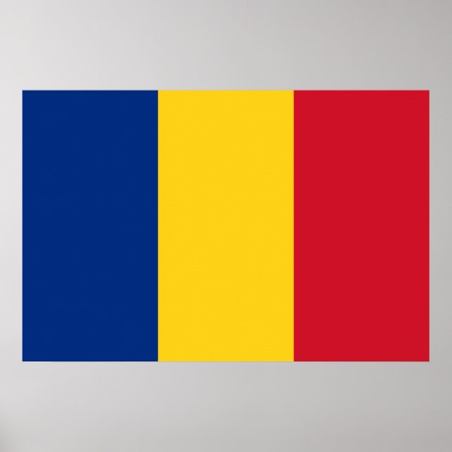 Flag of Romania Poster (Front)