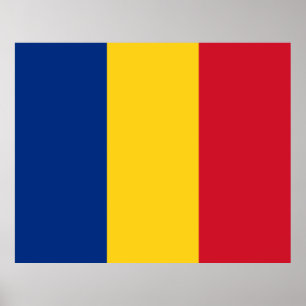 Flag of Romania Poster