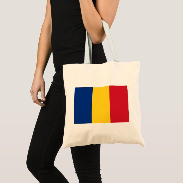 Flag of Romania Tote Bag (Front (Product))