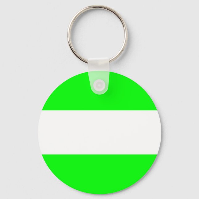 Flag of Rotterdam Key Ring (Front)