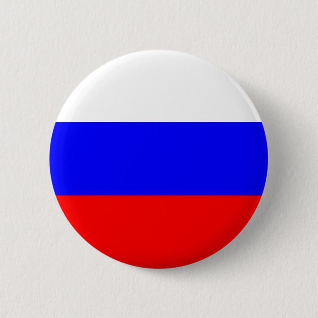 Flag of Russia Button (Front)