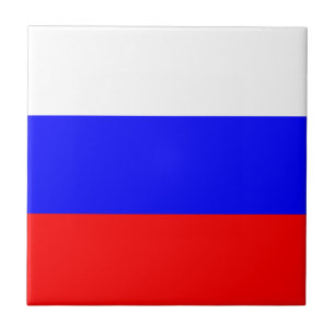 Flag of Russia Ceramic Tile