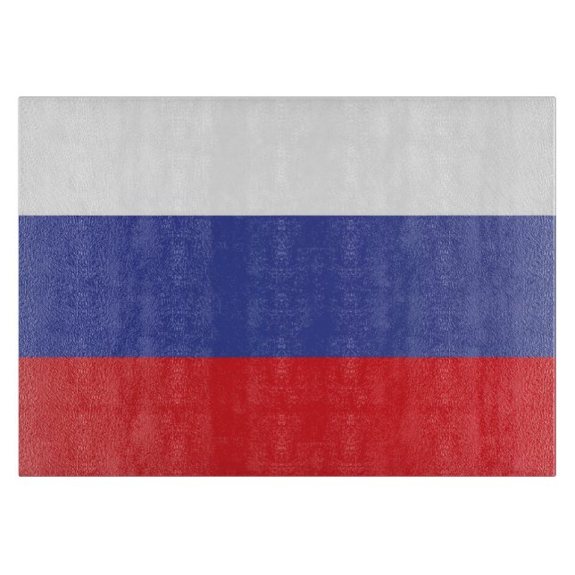 Flag of Russia Cutting Board (Front)