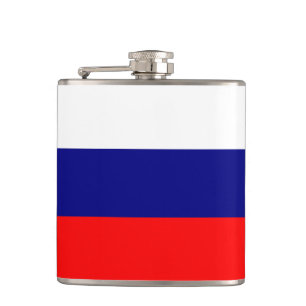 Flag of Russia Hip Flask
