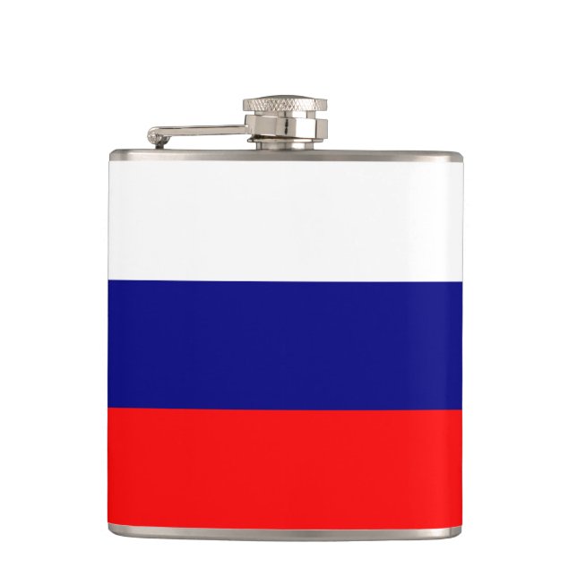 Flag of Russia Hip Flask (Front)