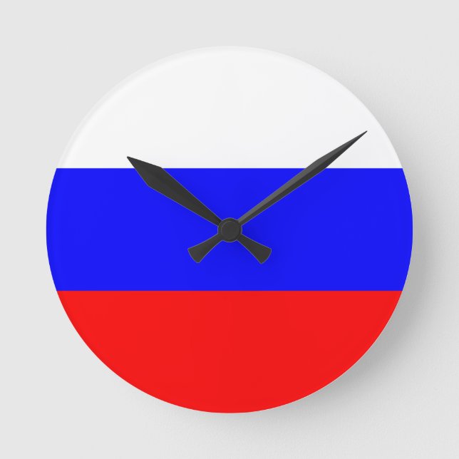 Flag of Russia Wall Clock (Front)