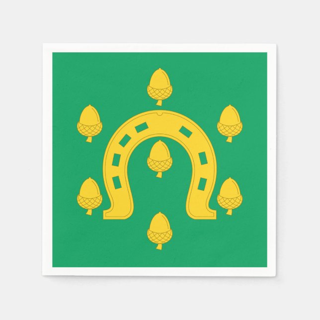 Flag of Rutland Napkins (Front)