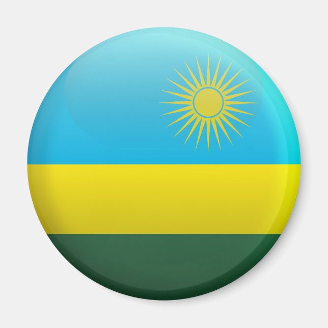 Flag of Rwanda Magnet (Front)