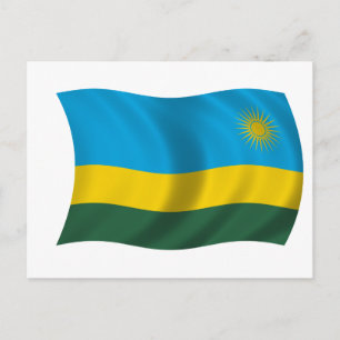 Flag of Rwanda Postcard