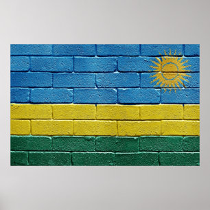 Flag of Rwanda Poster