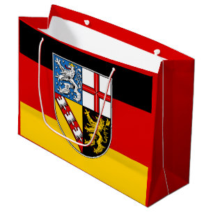 Flag of Saarlan Large Gift Bag