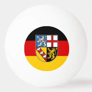 Flag of Saarland Ping Pong Ball