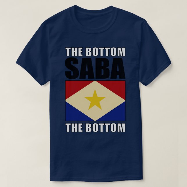 Flag of Saba T-Shirt (Design Front)