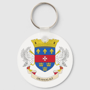 Flag of Saint Barthélemy Key Ring