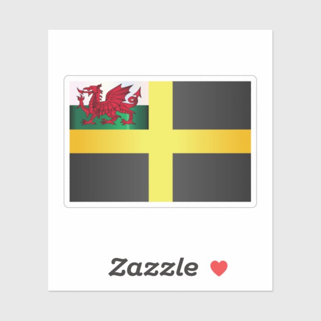 Flag of Saint David Of Wales (Sheet)