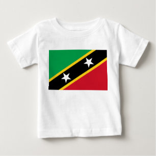 Flag of Saint Kitts and Nevis (Caribbean) Baby T-Shirt