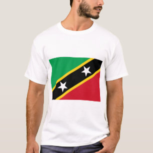 Flag of Saint Kitts and Nevis (Caribbean) T-Shirt