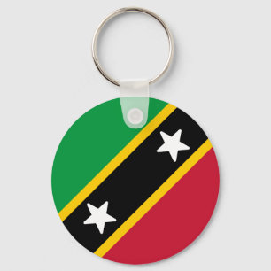 Flag of Saint Kitts and Nevis Key Ring