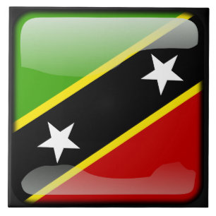 Flag of Saint Kitts and Nevis Tile