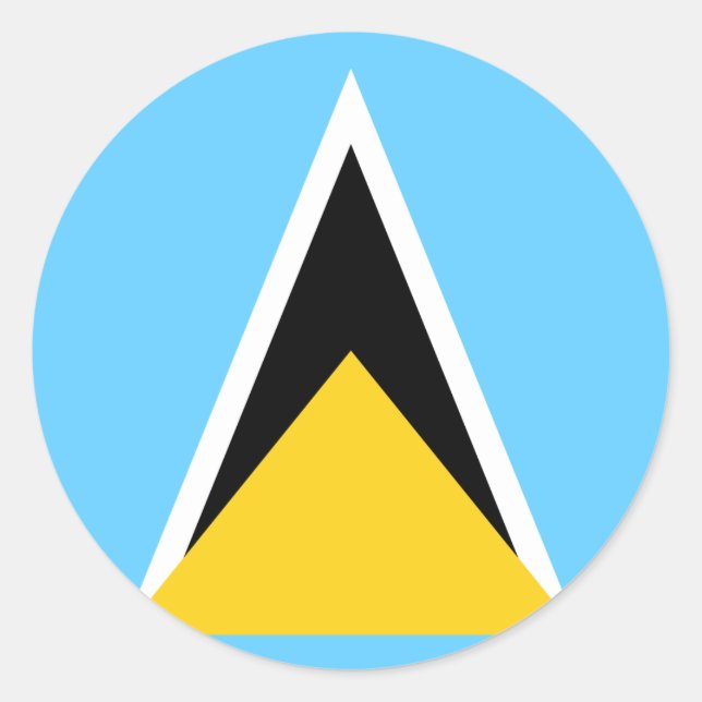 Flag of Saint Lucia Sticker (Front)