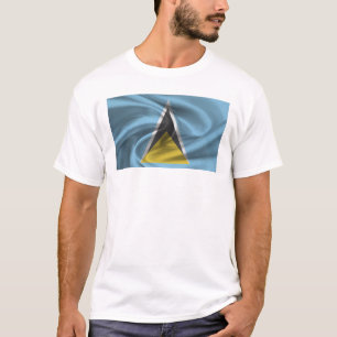 Flag Of Saint Lucia T-Shirt