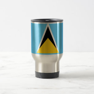 Flag of Saint Lucia Travel/Commuter Mug