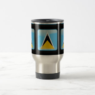 Flag of Saint Lucia Travel Mug
