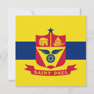 Flag of Saint Paul (Minnesota) Card