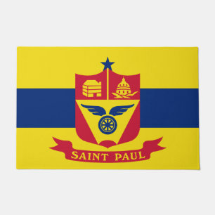 Flag of Saint Paul (Minnesota) Doormat