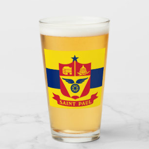 Flag of Saint Paul (Minnesota) Glass