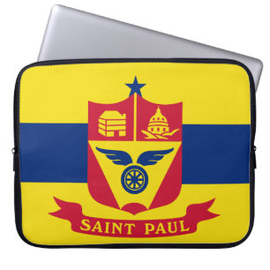 Flag of Saint Paul (Minnesota) Laptop Sleeve