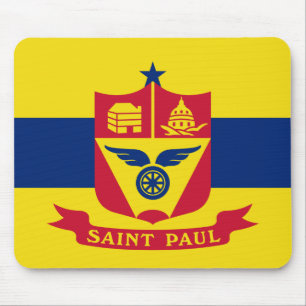 Flag of Saint Paul (Minnesota) Mouse Mat
