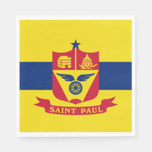 Flag of Saint Paul (Minnesota) Napkin