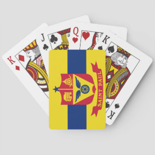 Flag of Saint Paul (Minnesota) Playing Cards