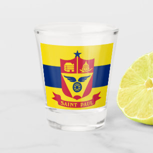 Flag of Saint Paul (Minnesota) Shot Glass
