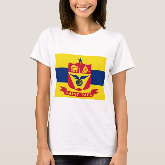 Flag of Saint Paul (Minnesota) T-Shirt (Front)