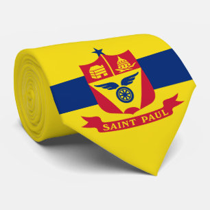 Flag of Saint Paul (Minnesota) Tie