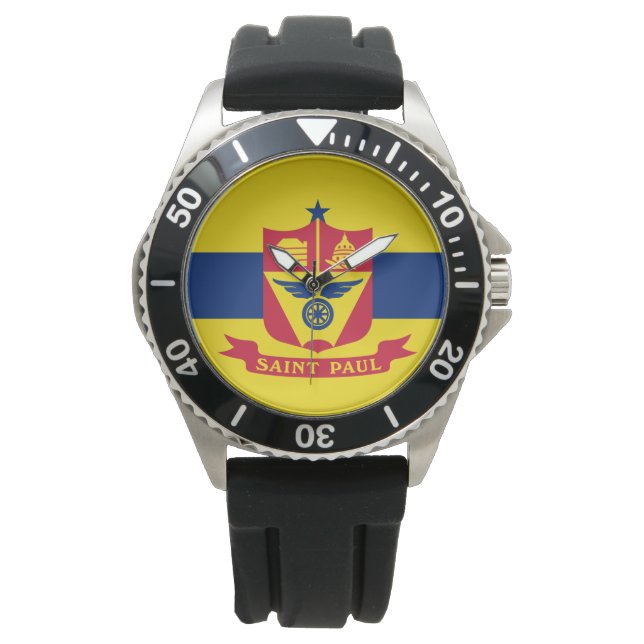 Flag of Saint Paul (Minnesota) Watch (Front)