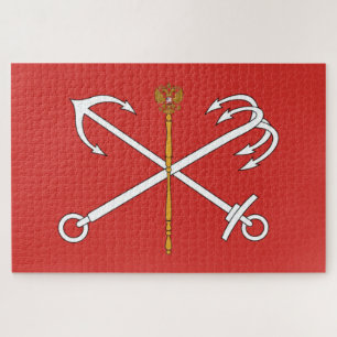 Flag of Saint Petersburg (Russia) Jigsaw Puzzle