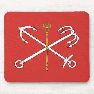 Flag of Saint Petersburg (Russia) Mouse Mat