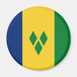 Flag of Saint Vincent and the Grenadines Magnet