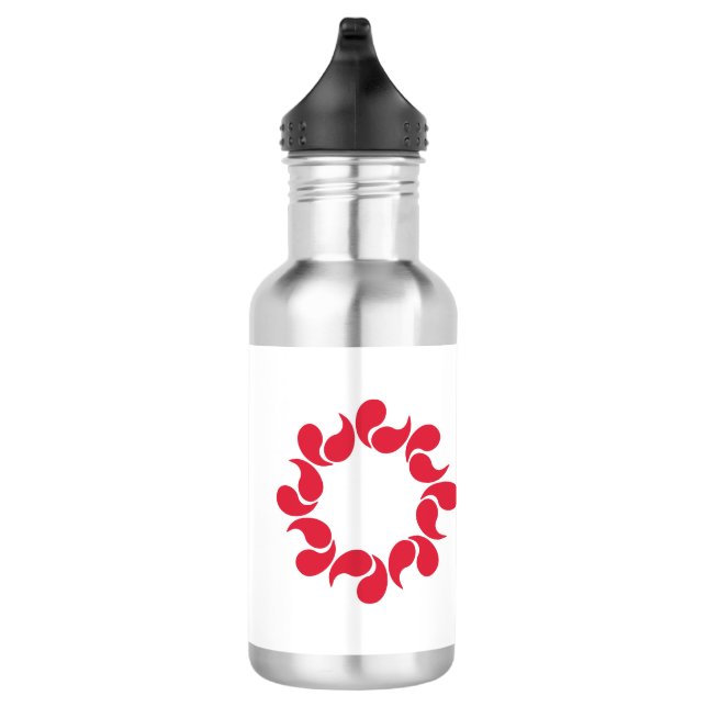 Flag of Saitama Prefecture, Japan 532 Ml Water Bottle (Right)