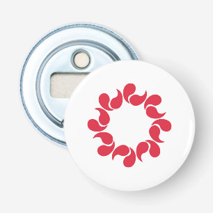 Flag of Saitama Prefecture, Japan Bottle Opener
