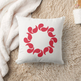 Flag of Saitama Prefecture, Japan Cushion