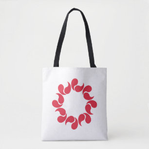Flag of Saitama Prefecture, Japan Tote Bag